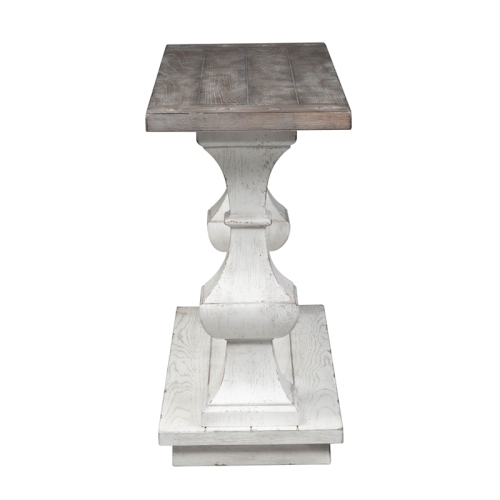 Sedona White Sofa Table