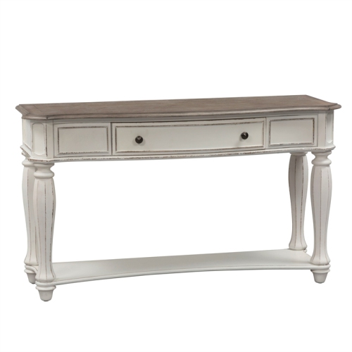 Magnolia Manor White Sofa Table