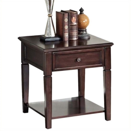 BOWERY HILL  End Table In Walnut