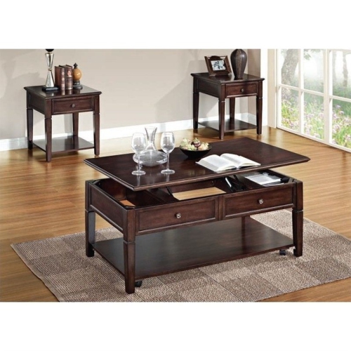 ACME Furniture Malachi End Table in Walnut