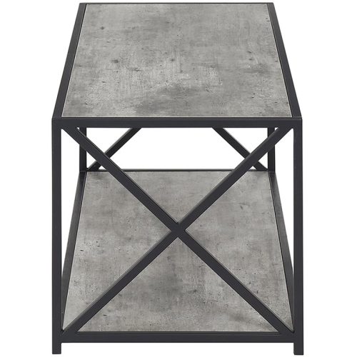 Convenience Concepts Tucson Coffee Table in Faux Birch Gray Wood Finish