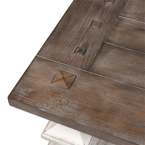 Liberty Furniture Traditional Wood White Sedona Cocktail Table