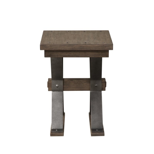 LIBERTY FURNITURE  Sonoma Road Chair Side Table In Light Brown