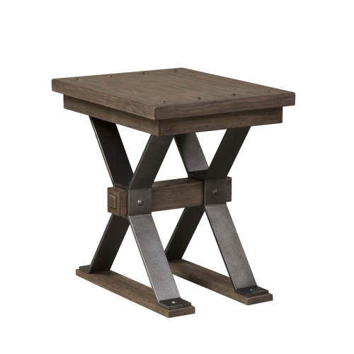 Sonoma Road Light Brown Chair Side Table