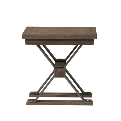 Sonoma Road Light Brown Chair Side Table