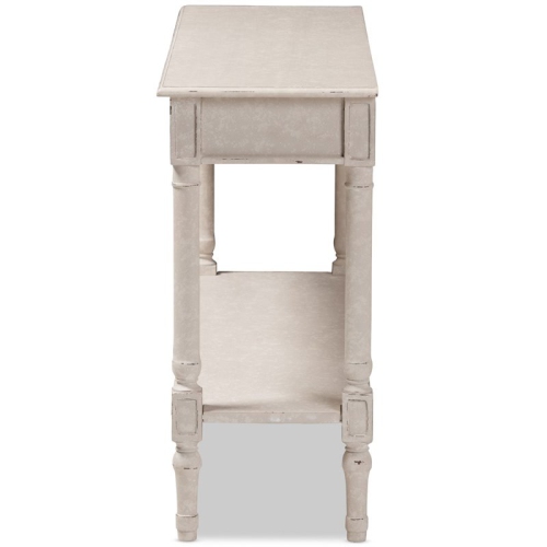 Baxton Studio Ariella 47" Console Table in Whitewashed