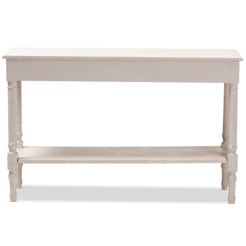 Baxton Studio Ariella 47" Console Table in Whitewashed