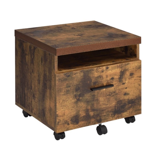 ACME Bob File Cabinet in Weathered Oak