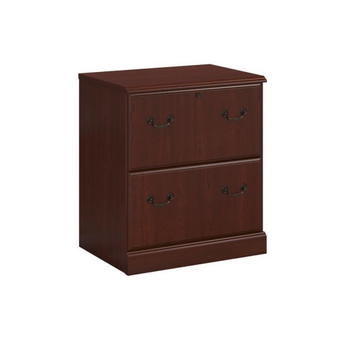 KATHY IRELAND OFFICE  By Bennington 2 Drawer Lateral File In Cherry