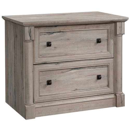 SAUDER  Palladia Contemporary Wood 2-Drawer Lateral File Cabinet In Split Oak
