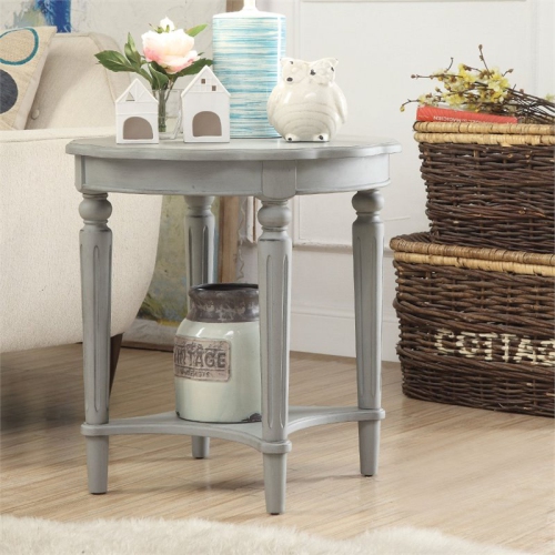 ACME Fordon End Table in Antique Slate