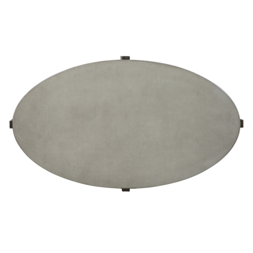 Cascade Dark Brown Round Cocktail Table
