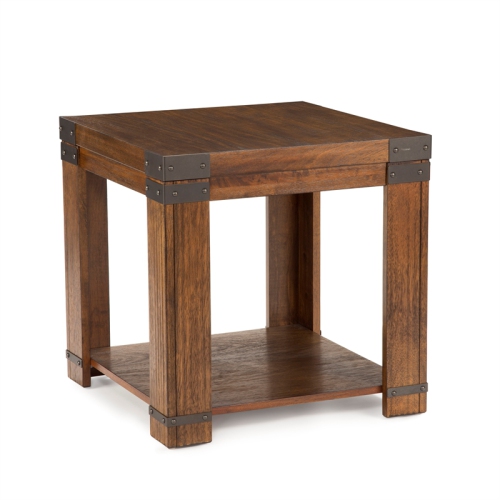Arusha Square End Table in Medium Cherry