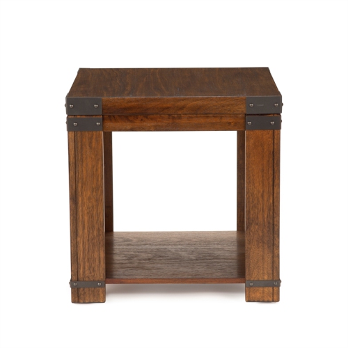 Arusha Square End Table in Medium Cherry