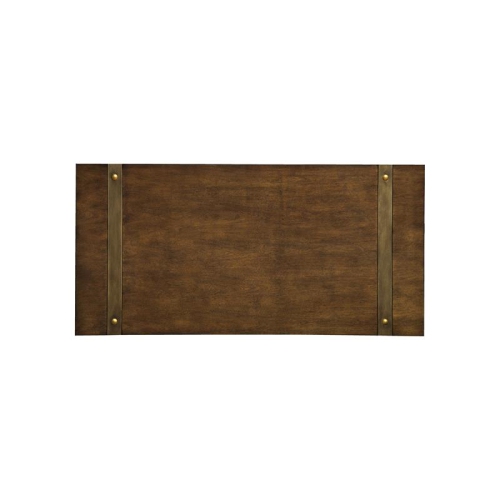 Furniture of America Erasmus Transitional Wood 1-Shelf Console Table in Dark Oak