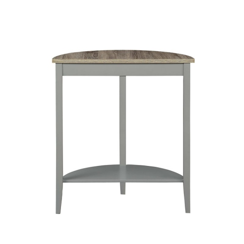 ACME Justino Console Table in Gray Oak and Gray