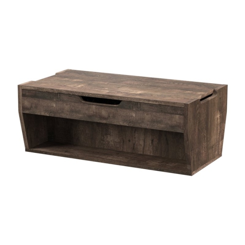 Furniture of America Edwards Wood Lift-Top Coffee Table in Reclaimed Oak