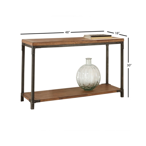 Lantana Console Table in Antique Brown Honey