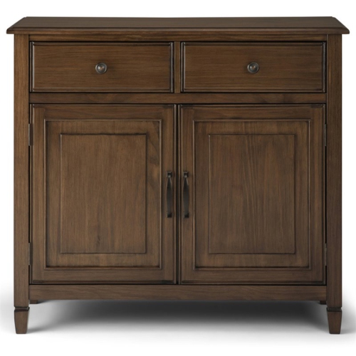 Simpli Home Connaught 2 Drawer Accent Chest in Rustic Natural