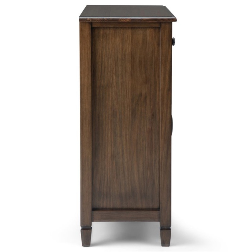 Simpli Home Connaught 2 Drawer Accent Chest in Rustic Natural