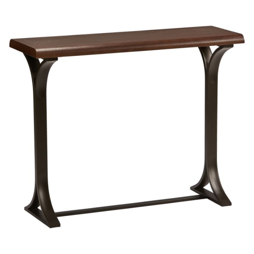 International Caravan Hamburg Wood Console Table in Sonoma Oak