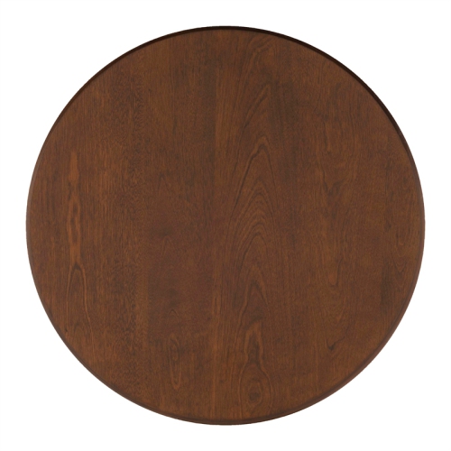 Linon Bree Wood Accent Side Table in Hazelnut Brown