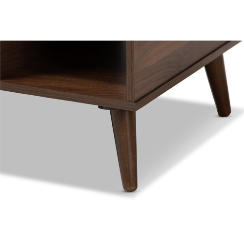 Baxton Studio Linas Brown Finished Coffee Table