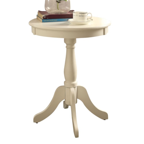 BOWERY HILL  End Table In In White