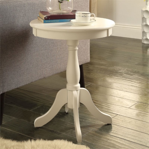 Bowery Hill End Table in White