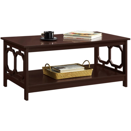 Convenience Concepts Omega Coffee Table in Espresso Wood Finish