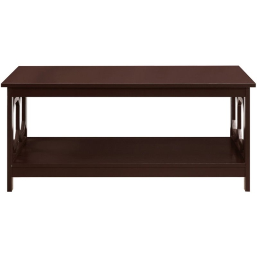 Convenience Concepts Omega Coffee Table in Espresso Wood Finish