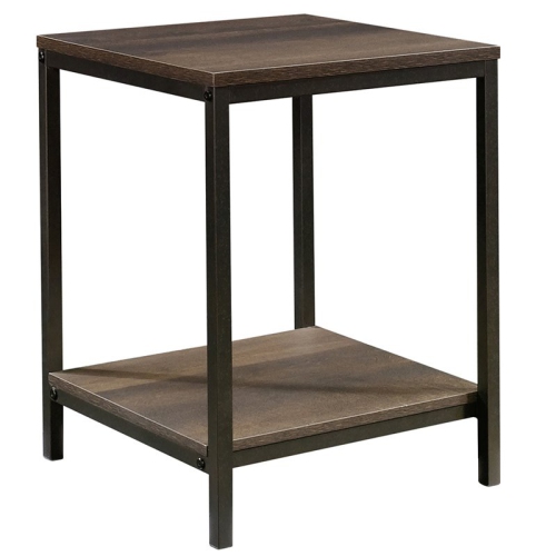 SAUDER  North Avenue Modern Metal End Table In Smoked Oak Very sturdy and well built end table