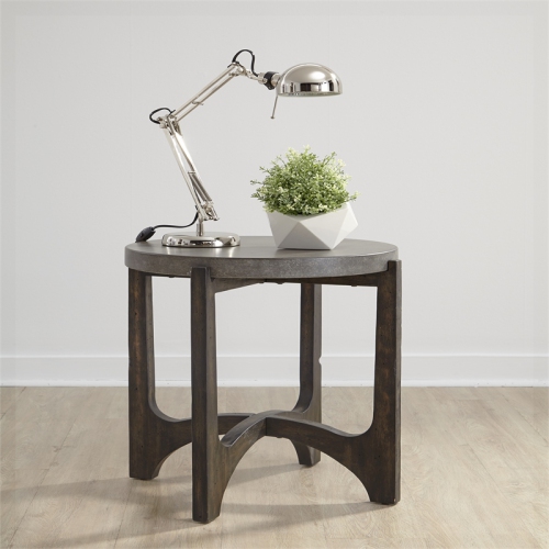 Cascade Dark Brown End Table