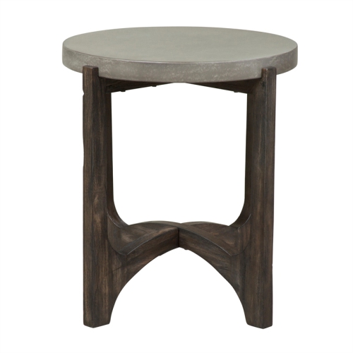 Cascade Dark Brown End Table