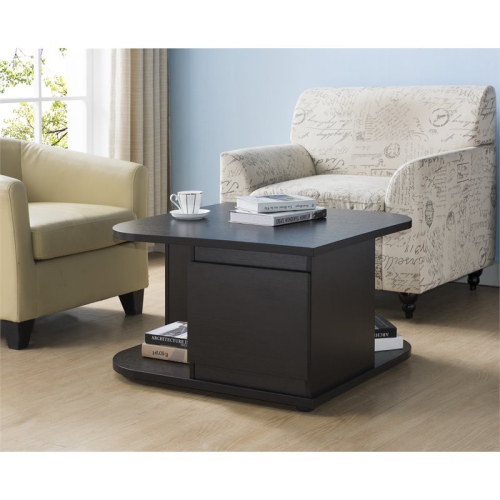 Furniture of America Adona Modern Wood Storage Coffee Table in Cappuccino