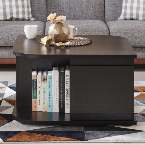 Furniture of America Adona Modern Wood Storage Coffee Table in Cappuccino