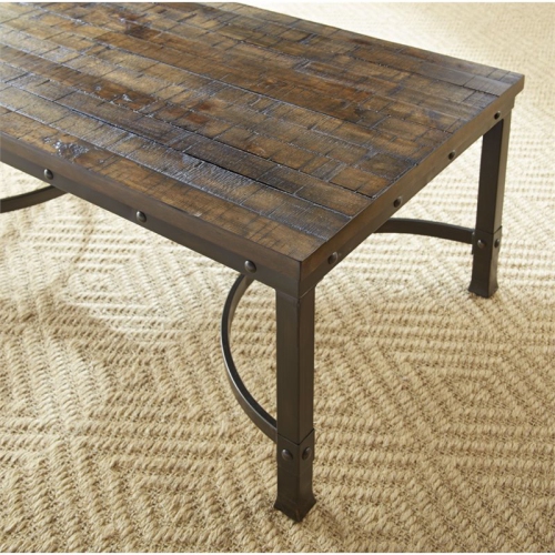 Ambrose Coffee Table in Rustic Brown