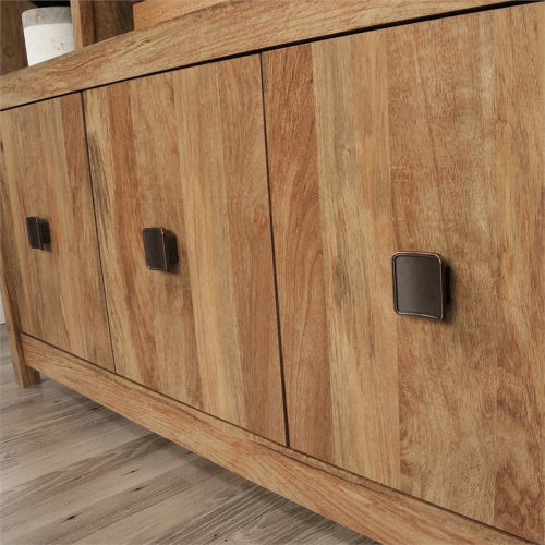 Sauder Cannery Bridge Engineered Wood 9-Cubby Bookcase in Sindoori Mango