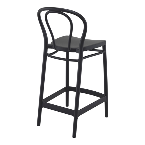 Compamia Victor Indoor Outdoor Counter Stool Black