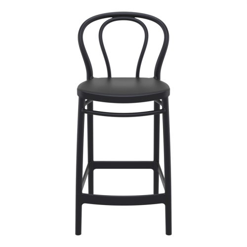 Compamia Victor Indoor Outdoor Counter Stool Black