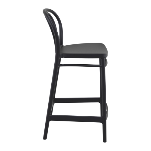 Compamia Victor Indoor Outdoor Counter Stool Black