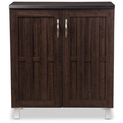 Baxton Studio Excel Sideboard in Dark Brown