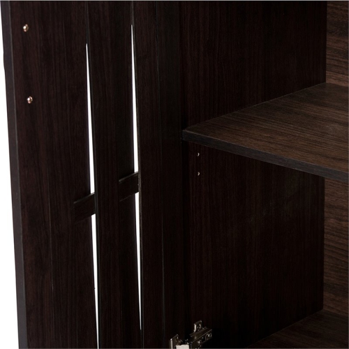 Baxton Studio Excel Sideboard in Dark Brown