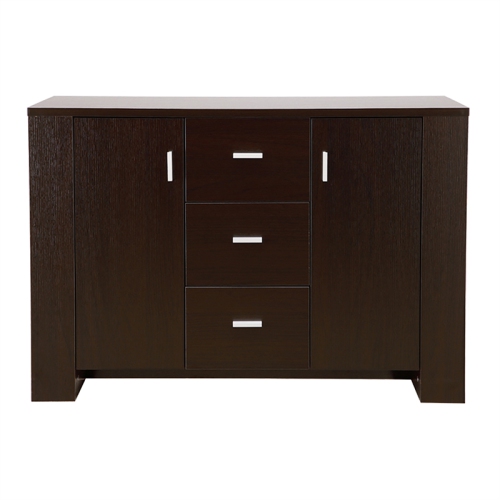 Furniture of America Nathan Modern Wood Multi-Storage Buffet in Cappuccino