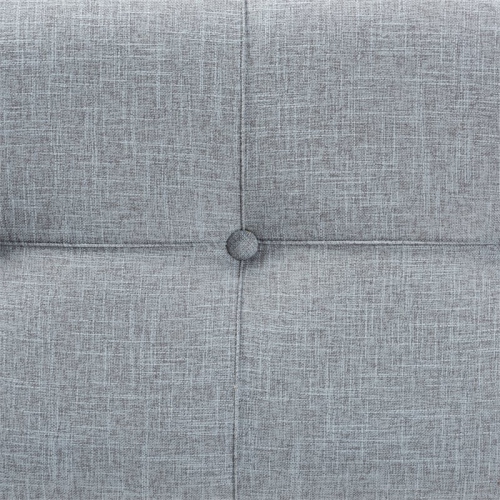 Baxton Studio Flynn Grey Upholstered 2-Drawer Storage Trunk Ottoman