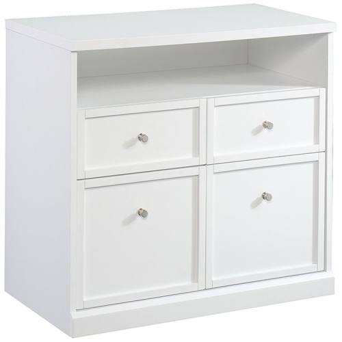 SAUDER  Craft Pro 4 Drawer Storage Cabinet In White