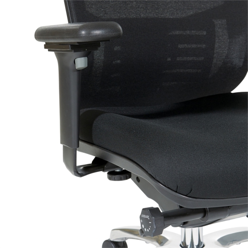 ProGrid Manager's Chair in Coal Black Fabric