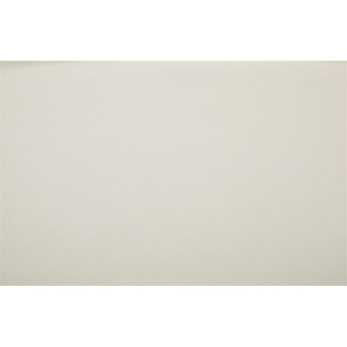 Executive Chair with Thick Padded Cream Faux Leather Seat