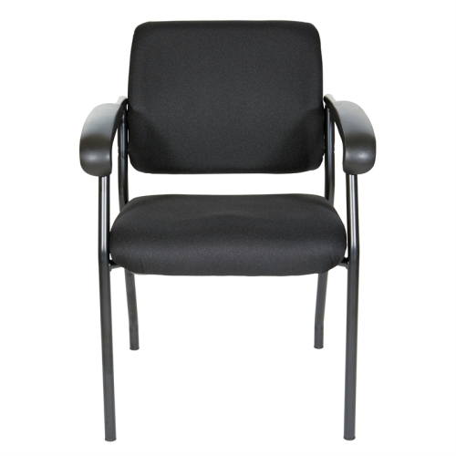 Visitor's Chair Black Frame with Padded Arms