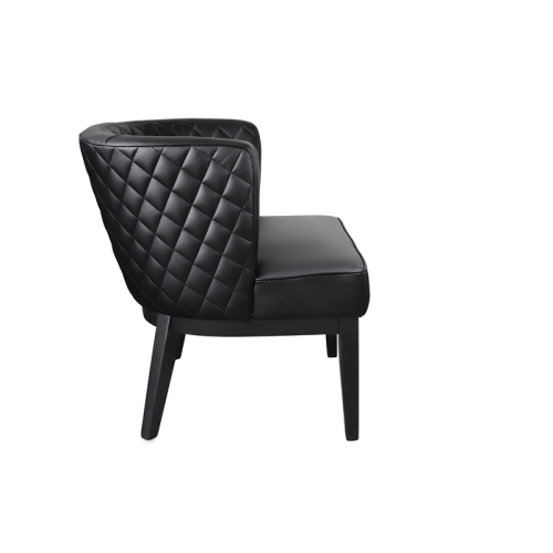 Boss Office Ava Quilted Accent Chair in Black